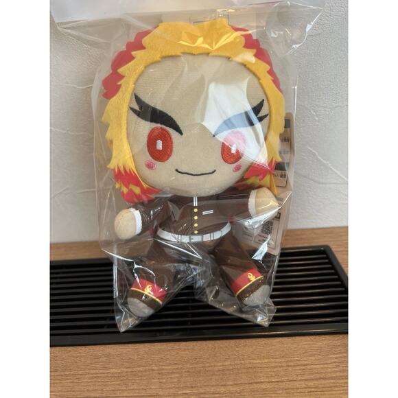 Demon Slayer Kyojuro Rengoku Chokonokko Plush BNWT US Seller - Picture 2 of 3